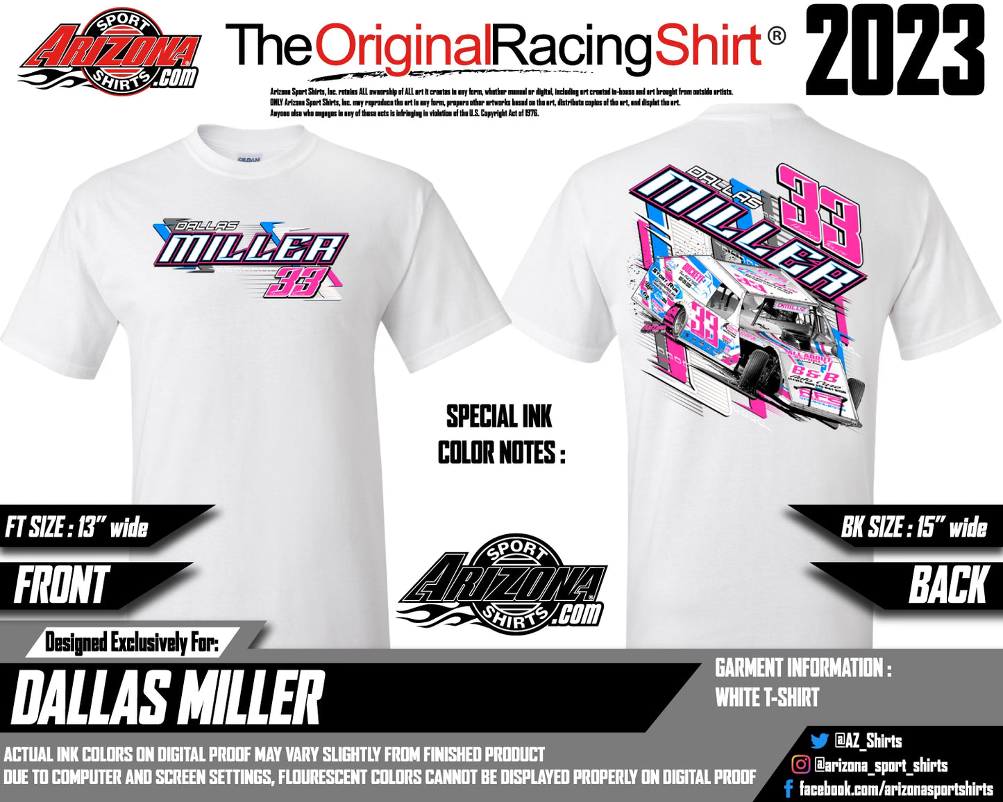 2023 White DMR Shirt